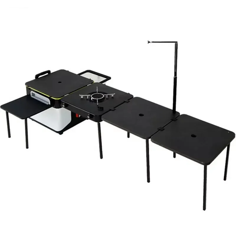 Quality Camping Cooking Set - JWQ-007 高品質な屋外用ポータブルキャンプキッチンボックス、折りたたみ式、多機能ピクニックセット