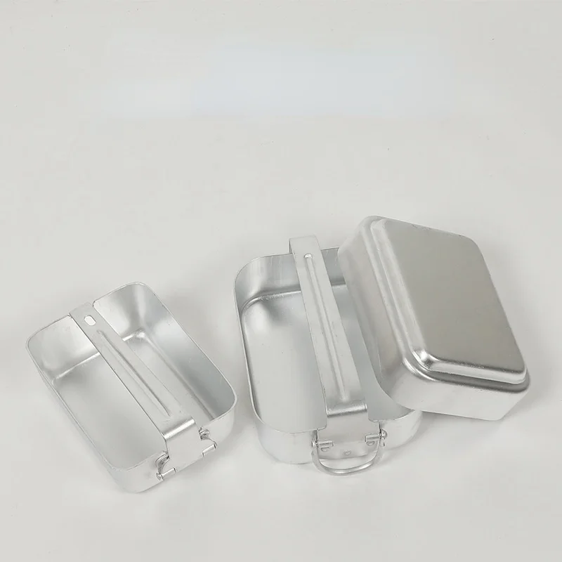 屋外用アルミ製キャンプ調理器具セット（蓋付き）アーミースタイ - Camping Cooking Container のレビューと価格