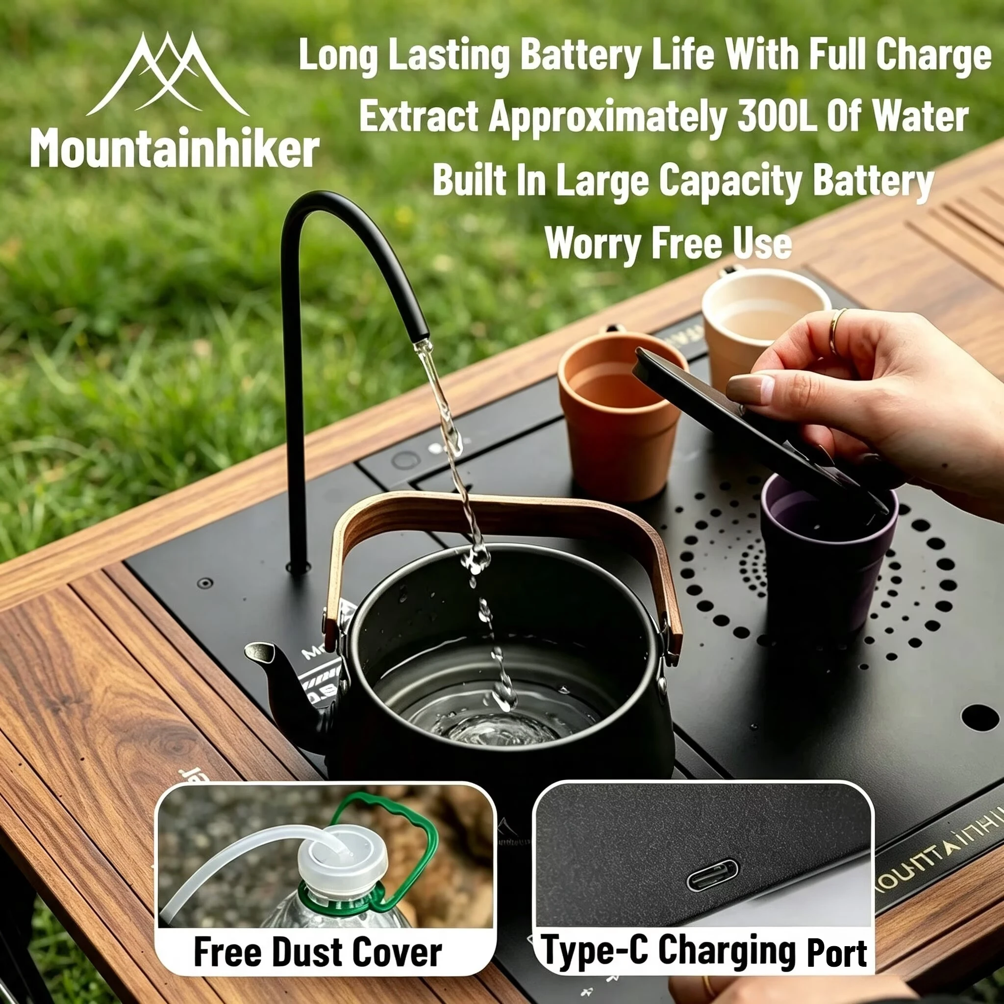 IGT電動ウォーターディスペンサー キャンプ用 IGT防水電 - Camping Cooking Table のレビューと価格
