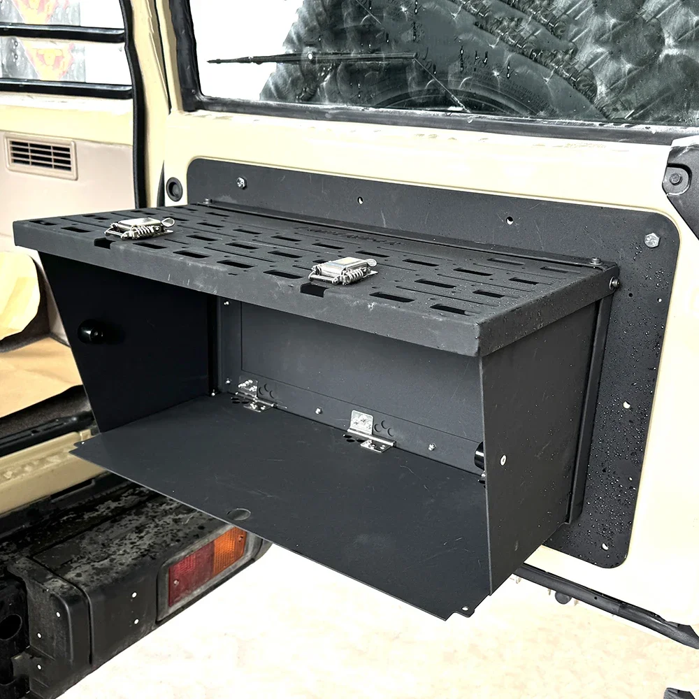 ランドクルーザー76（LC76）用、合金製リアドア折りたたみ - Camping Cooking Organizer のレビューと価格