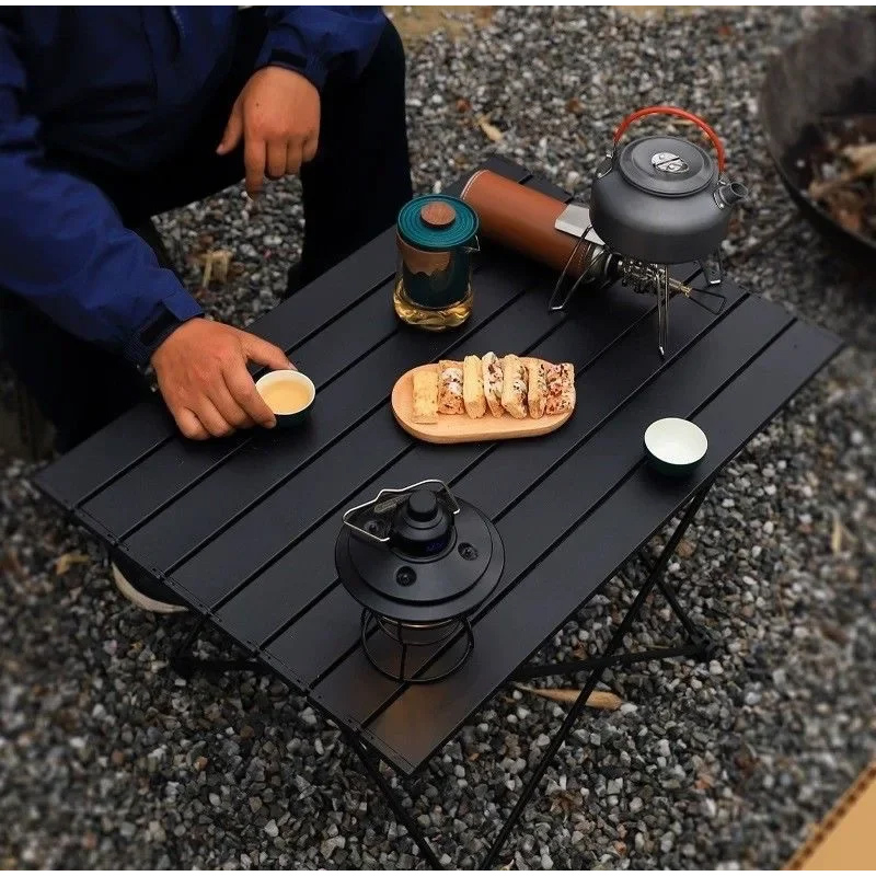 ポータブルエッグロール折りたたみ式キャンプテーブル、軽量ピク - Camping Cooking Table のレビューと価格
