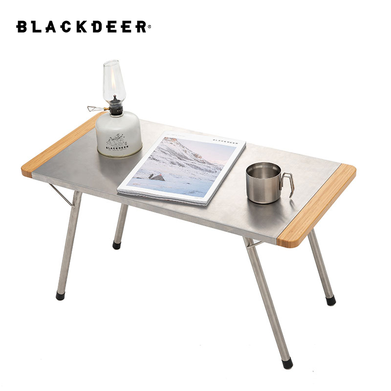竹-折りたたみ式で持ち運び可能なステンレス鋼の折りたたみ式テ - Camping Cooking Table のレビューと価格